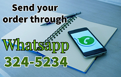 Call or text us hrough Whatsapp...