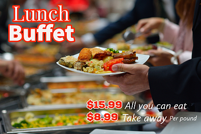 Lunch Buffet from Monday to Friday